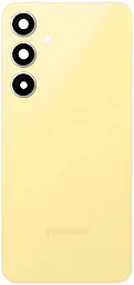 Задняя крышка корпуса Samsung Galaxy S24 FE S721 со стеклом камеры, Original Yellow - фото Задняя крышка корпуса Samsung Galaxy S24 FE S721 со стеклом камеры, Original Yellow