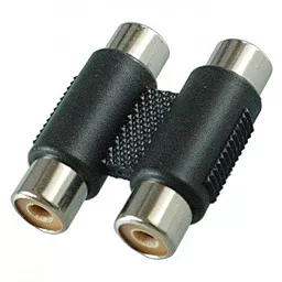 Аудіо перехідник Voltronic муфта 2xRCA F/F black (YT-S-RCA 2(F) / 2(F))