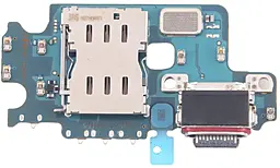 Нижняя плата Samsung Galaxy S25 S931B с разъемом зарядки, Sim-карты и микрофоном (версия EU), Original - фото Нижняя плата Samsung Galaxy S25 S931B с разъемом зарядки, Sim-карты и микрофоном (версия EU), Original