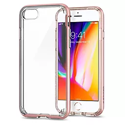 Чохол Spigen Hybrid Crystal 2 для Apple iPhone SE 2022/2020, iPhone 8, iPhone 7 Rose Gold (054CS22364)