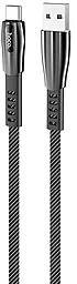 Кабель Hoco U70 Splendor USB-A - Type-C 15w 3a 1.2м cable Dark/Gray - фото Кабель Hoco U70 Splendor USB-A - Type-C 15w 3a 1.2м cable Dark/Gray