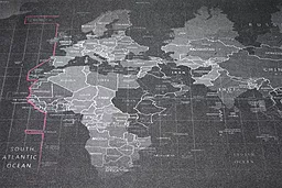 Килимок Voltronic Карта світу 300x790 (YT-MWM/B) - мініатюра 4