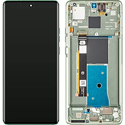 Дисплей Motorola Edge 40 (XT2303) з тачскріном і рамкою, оригінал, Nebula Green