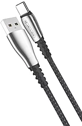 USB Кабель Jellico B2 15W 3.1A USB Type-C Cable Black/Grey - мініатюра 3