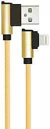 Кабель Jellico USB-A - Lightning 10w 1м cable Gold