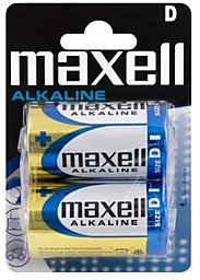 Батарейки Maxell D (LR20) 1.5V Alkaline BLIST 2шт (M-774410.04.EU) - фото Батарейки Maxell D (LR20) 1.5V Alkaline BLIST 2шт (M-774410.04.EU)