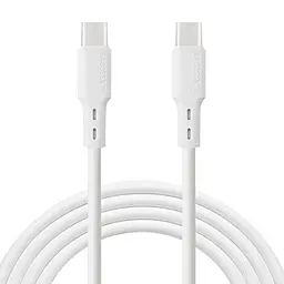 Кабель USB PD Glasscove FLEX USB Type-C - Type-C 60w 3a 1m cable White (GF-CC13WH) - фото Кабель USB PD Glasscove FLEX USB Type-C - Type-C 60w 3a 1m cable White (GF-CC13WH)