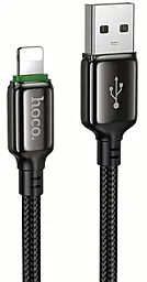 Кабель Hoco X127 Exceed USB-A - Lightning 12w 2.4a 1м cable Black - фото Кабель Hoco X127 Exceed USB-A - Lightning 12w 2.4a 1м cable Black