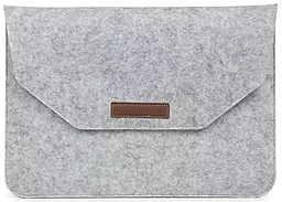 Сумка для ноутбука Felt Sleeve, 13" Gray - фото Сумка для ноутбука Felt Sleeve, 13" Gray