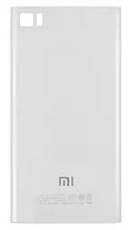 Задняя крышка корпуса Xiaomi Mi3 White - фото Задняя крышка корпуса Xiaomi Mi3 White