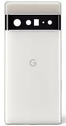 Задняя крышка корпуса Google Pixel 6 Pro, со стеклом камеры, Original Cloudy White