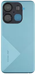 Задняя крышка корпуса Tecno Spark Go 2023 (BF7n) со стеклом камеры, Original Uyuni Blue - фото Задняя крышка корпуса Tecno Spark Go 2023 (BF7n) со стеклом камеры, Original Uyuni Blue
