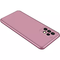 Чехол LikGus GKK 360 градусов (opp) для Samsung Galaxy A32 4G Розовый / Rose Gold