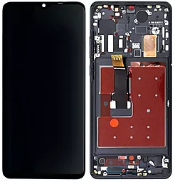 Дисплей Huawei P30 Pro (VOG-L29, VOG-L09, VOG-AL00, VOG-TL00, VOG-L04, VOG-AL10, HW-02L) с тачскрином и рамкой, (OLED), Black