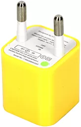 Сетевое зарядное устройство Siyoteam Home Charger Cube Yellow - миниатюра 2