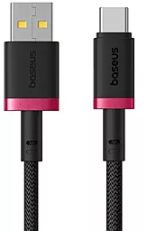 Кабель Baseus Dura Series USB-A - Type-C 60w 3a 1м cable Black/Red (P10377802U01-01) - фото Кабель Baseus Dura Series USB-A - Type-C 60w 3a 1м cable Black/Red (P10377802U01-01)