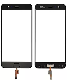 Корпусне скло дисплея Xiaomi Mi6 (зі сканером відбитка пальця) Black - фото Корпусне скло дисплея Xiaomi Mi6 (зі сканером відбитка пальця) Black