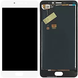 Дисплей Meizu M5 Note (M621) з тачскріном, оригінал, White - фото Дисплей Meizu M5 Note (M621) з тачскріном, оригінал, White
