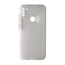 Чехол 1TOUCH Gingle Matte Samsung M115 Galaxy M11 White/Red