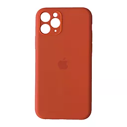 Чохол Silicone Case Full Camera for Apple IPhone 11 Pro Kumquat