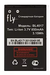 Аккумулятор Fly DS125 / BL4017 (850 mAh) 12 мес. гарантии - миниатюра 2