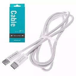Кабель Nillkin USB Type-C - Type-C 15w 3a 1м cable White - фото Кабель Nillkin USB Type-C - Type-C 15w 3a 1м cable White
