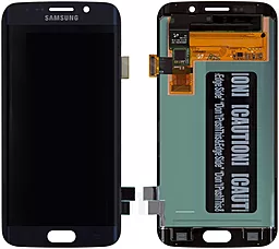 Дисплей Samsung Galaxy S6 Edge G925 с тачскрином, original PRC, Black Sapphire - фото Дисплей Samsung Galaxy S6 Edge G925 с тачскрином, original PRC, Black Sapphire