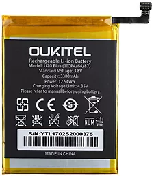 Акумулятор Oukitel U20 Plus (3300 mAh) 12 міс. гарантії