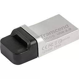 Флешка Transcend 16GB JetFlash OTG 880 Metal Silver USB 3.0 (TS16GJF880S) - фото Флешка Transcend 16GB JetFlash OTG 880 Metal Silver USB 3.0 (TS16GJF880S)