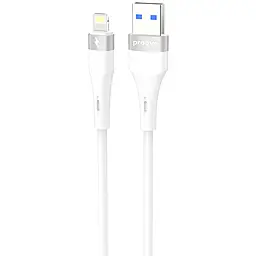 Кабель Proove Light Silicone Plus USB-A - Lightning 12w 2.4а 1м cable White (CCLS12001102) - фото Кабель Proove Light Silicone Plus USB-A - Lightning 12w 2.4а 1м cable White (CCLS12001102)