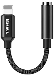 Аудио-переходник Baseus Lightning - AUX 3.5мм Black (CALL3-01) - фото Аудио-переходник Baseus Lightning - AUX 3.5мм Black (CALL3-01)