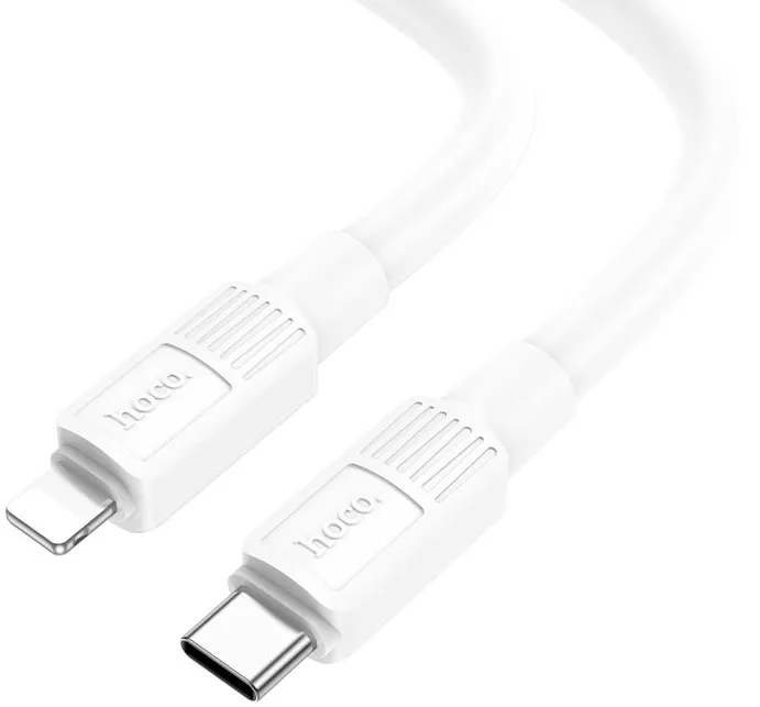 Кабель Hoco X84 USB Type-C - Lightning 20w 3a 1м PD сable White - фото 2