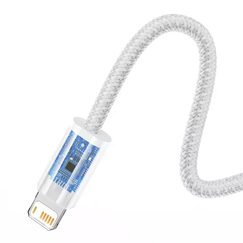 Кабель Baseus Dynamic Series USB-A - Lightning 12w 2.4a 2м cable White (CALD000502) - фото 3
