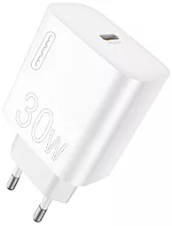 Сетевое зарядное устройство WUW C197 30w PD USB-C ports charger white - фото Сетевое зарядное устройство WUW C197 30w PD USB-C ports charger white