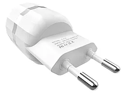 Мережевий зарядний пристрій Hoco C41A Wisdom 2.4a 2xUSB-A ports charger + micro USB cable white - мініатюра 5 Мережевий зарядний пристрій Hoco C41A Wisdom 2.4a 2xUSB-A ports charger + micro USB cable white - мініатюра 5