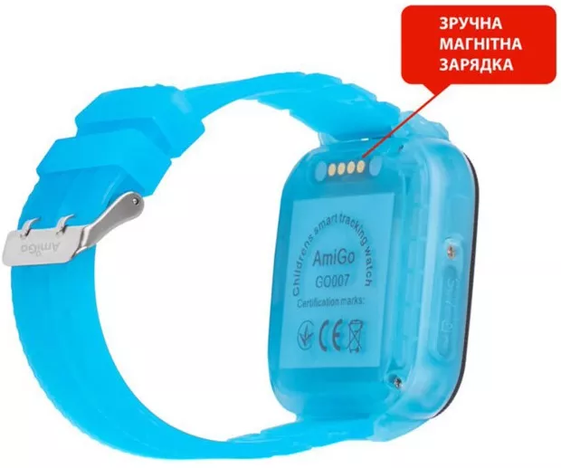 Смарт-часы AmiGo GO007 Flexi GPS Blue - фото 6