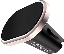 Держатель магнитный Usams US-ZJ007 Rose Gold - фото Держатель магнитный Usams US-ZJ007 Rose Gold