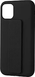 Чехол Epik Silicone Case Hand Holder Apple iPhone 12 Pro Max Black