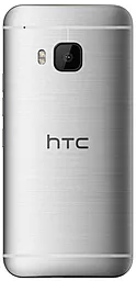 Задняя крышка корпуса HTC One M9 со стеклом камеры Original Silver