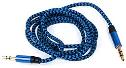 Аудио кабель Ultra AUX mini Jack 3.5mm M/M Cable 1 м синий (UC74-0100)