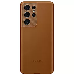 Чехол Samsung Leather Cover G998 Galaxy S21 Ultra Brown (EF-VG998LAEGRU)
