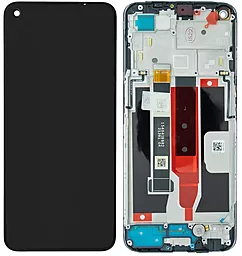 Дисплей Realme 8 5G, Q3 5G, Q3i 5G, V13 5G с тачскрином и рамкой, оригинал, Black