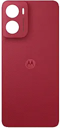 Задняя крышка корпуса Motorola Moto G05 Plum Red - фото Задняя крышка корпуса Motorola Moto G05 Plum Red