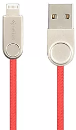Кабель Gelius Pro Nylon Lay USB-A - Lightning 10w 1м cable Red - фото Кабель Gelius Pro Nylon Lay USB-A - Lightning 10w 1м cable Red