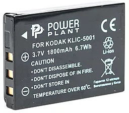 Аккумулятор для видеокамеры Kodak KLIC-5001, DB-L50 (1800 mAh) DV00DV1151 PowerPlant