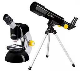 Детский обучающий набор  Микроскоп Junior 40x-640x + Телескоп 50/360 (Base)