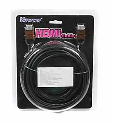 Видеокабель HDMI-HDMI 10m v1.4 (VD167-10M) Viewcon - миниатюра 2 Видеокабель HDMI-HDMI 10m v1.4 (VD167-10M) Viewcon - миниатюра 2