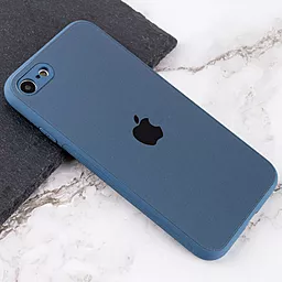 Чохол Epik TPU+Glass Matte Candy Full camera Apple iPhone 7, 8, SE (2020) Blue - мініатюра 4