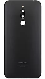 Задняя крышка корпуса Meizu M6T со стеклом камеры Black - фото Задняя крышка корпуса Meizu M6T со стеклом камеры Black