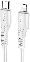 USB Кабель Hoco X97 Crystal 20W 3A USB Type-C - Lightning Cable light Gray
